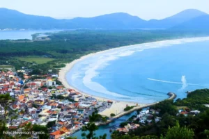 Praia da Barra da Lagoa - Vista a partir do Morro do Farol