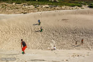 Praia da Joaquina - Sandboard nas dunas