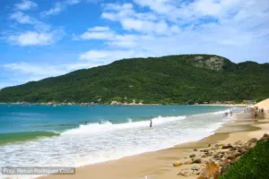 Praia dos Ingleses - Vista da costa direita