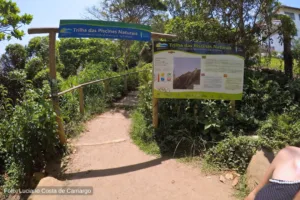 Prainha da Barra da Lagoa - Acesso para Piscinas Naturais