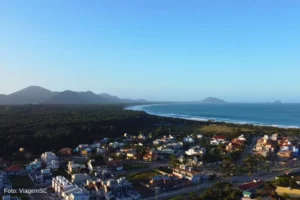 Vista Aérea da Barra da Lagoa